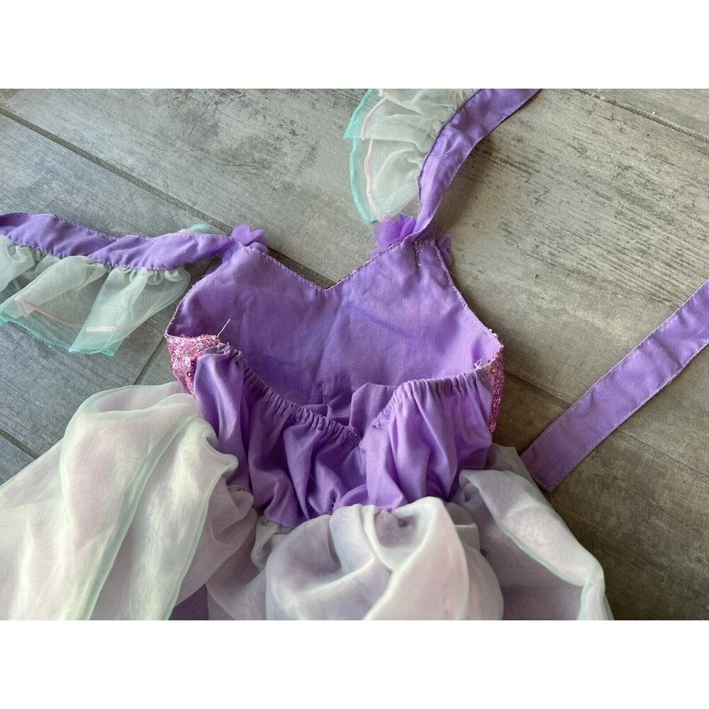 Los Angeles Boutique Little Mermaid Girls Dress Sequin Party Princess Costume 6